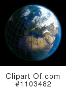 Globe Clipart #1103482 by Leo Blanchette