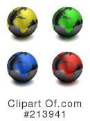Globe Clipart #213941 by stockillustrations