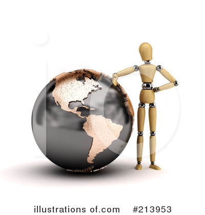 Royalty-Free (RF) Globe Clipart Illustration by stockillustrations - Stock Sample #213953