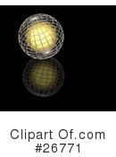 Globe Clipart #26771 by KJ Pargeter