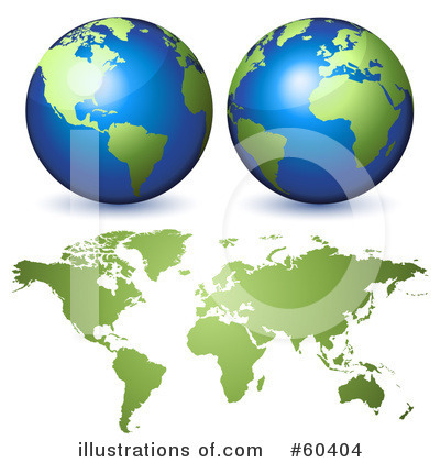 Globe Clipart #60404 by Oligo