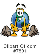 Globe Clipart #7891 by Mascot Junction