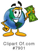 Globe Clipart #7901 by Mascot Junction