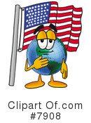Globe Clipart #7908 by Mascot Junction
