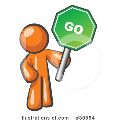 Go Sign Clipart #30584 by Leo Blanchette