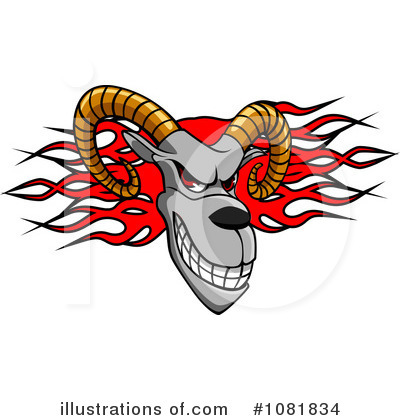 Royalty-Free (RF) Goat Clipart Illustration by Vector Tradition SM - Stock Sample #1081834