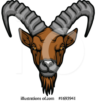 Ibex Clipart #1693941 by Vector Tradition SM