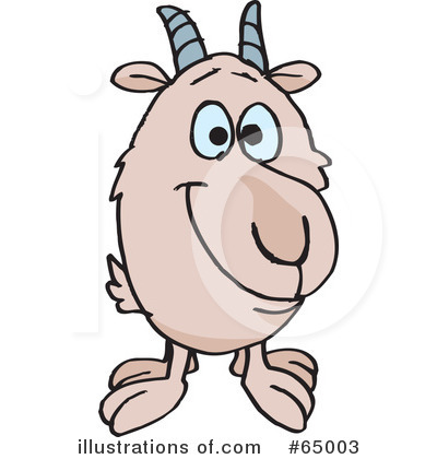 Goat Clipart #65003 by Dennis Holmes Designs