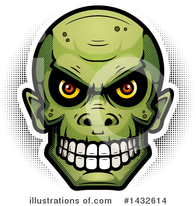 Skull Clipart #1432614 by Cory Thoman
