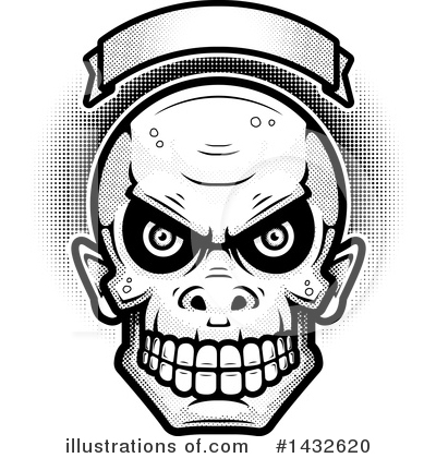 Royalty-Free (RF) Goblin Skull Clipart Illustration by Cory Thoman - Stock Sample #1432620