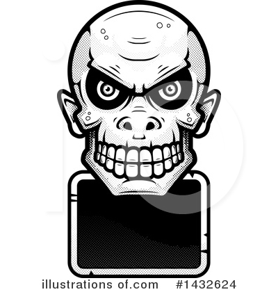 Royalty-Free (RF) Goblin Skull Clipart Illustration by Cory Thoman - Stock Sample #1432624