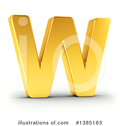 Gold Letter Clipart #1385163 by stockillustrations