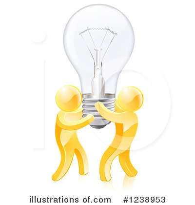 Lightbulb Clipart #1238953 by AtStockIllustration