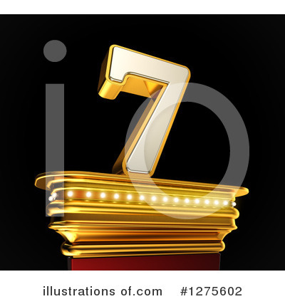 Gold Number Clipart #1275602 by stockillustrations