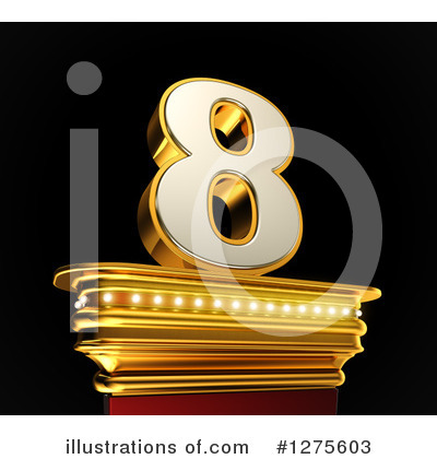 Gold Number Clipart #1275603 by stockillustrations