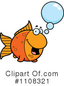 Goldfish Clipart #1108321 by Cory Thoman