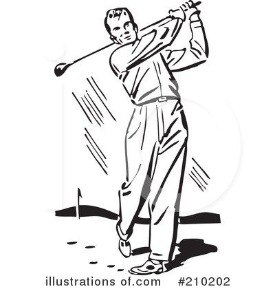 Golfing Clipart #210202 by BestVector