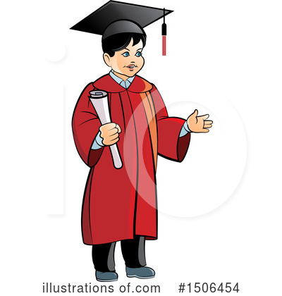 Graduate Clipart #1506454 by Lal Perera