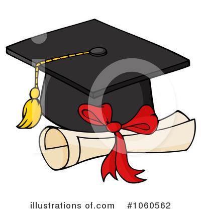 Graduation Cap Clipart #1060562 by Hit Toon