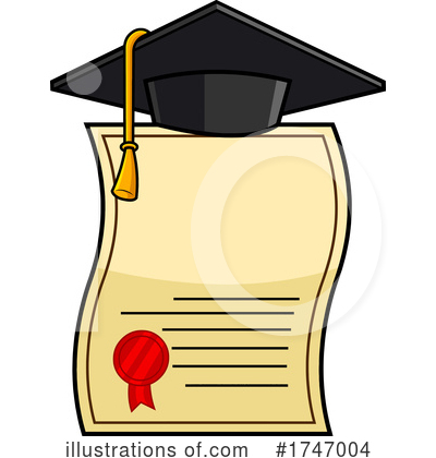 Diploma Clipart #1747004 by Hit Toon