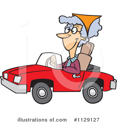 Convertible Clipart #1129127 by toonaday