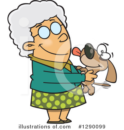 Royalty-Free (RF) Granny Clipart Illustration by toonaday - Stock Sample #1290099