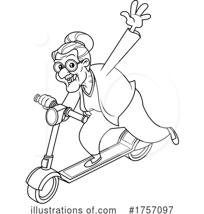 Royalty-Free (RF) Granny Clipart Illustration by Hit Toon - Stock Sample #1757097