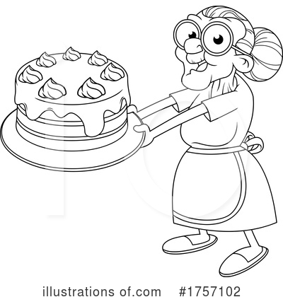 Baker Clipart #1757102 by Hit Toon