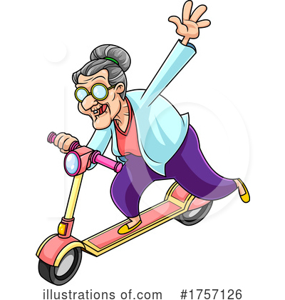 Elderly Clipart #1757126 by Hit Toon