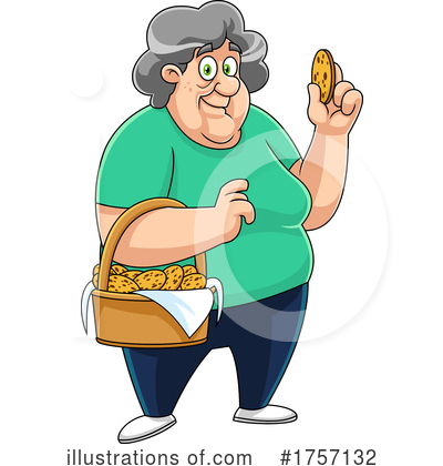 Royalty-Free (RF) Granny Clipart Illustration by Hit Toon - Stock Sample #1757132