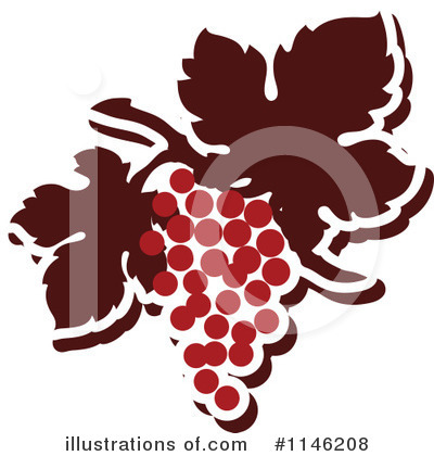Royalty-Free (RF) Grapes Clipart Illustration by elena - Stock Sample #1146208