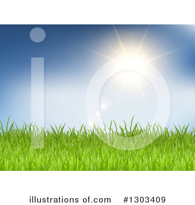 Royalty-Free (RF) Grass Clipart Illustration by KJ Pargeter - Stock Sample #1303409