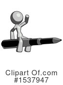 Gray Design Mascot Clipart #1537947 by Leo Blanchette