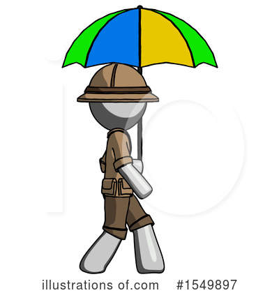 Royalty-Free (RF) Gray Design Mascot Clipart Illustration by Leo Blanchette - Stock Sample #1549897