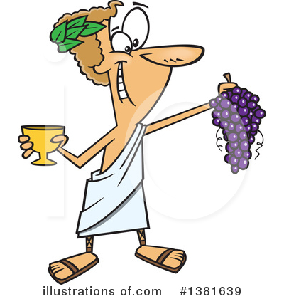Wine Clipart #1381639 by toonaday