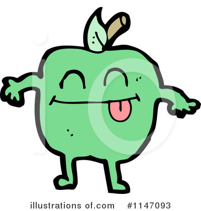 Green Apple Clipart #1147093 by lineartestpilot