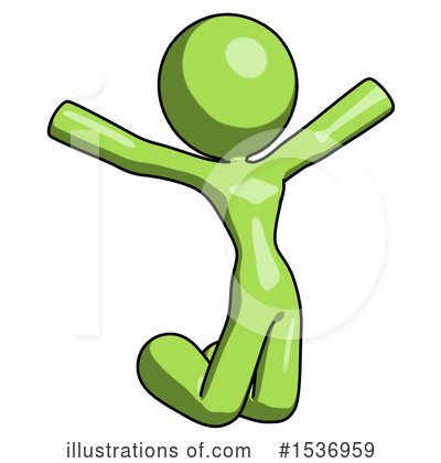 Royalty-Free (RF) Green Design Mascot Clipart Illustration by Leo Blanchette - Stock Sample #1536959