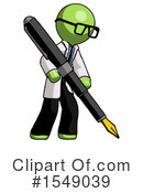 Green Design Mascot Clipart #1549039 by Leo Blanchette