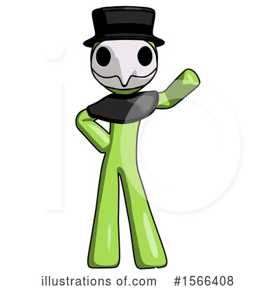 Royalty-Free (RF) Green Design Mascot Clipart Illustration by Leo Blanchette - Stock Sample #1566408