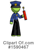Green Design Mascot Clipart #1590467 by Leo Blanchette