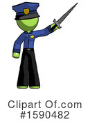 Green Design Mascot Clipart #1590482 by Leo Blanchette