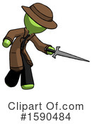 Green Design Mascot Clipart #1590484 by Leo Blanchette