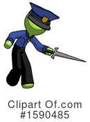 Green Design Mascot Clipart #1590485 by Leo Blanchette
