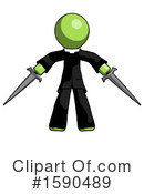 Green Design Mascot Clipart #1590489 by Leo Blanchette