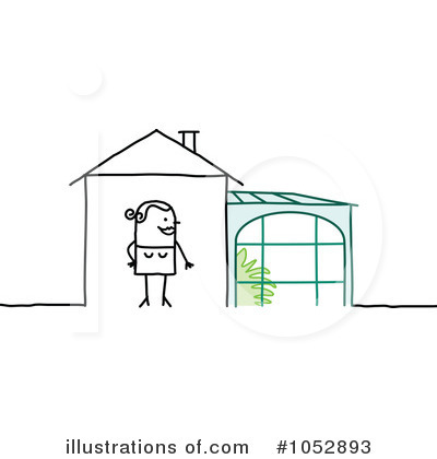 Green House Clipart #1052893 by NL shop