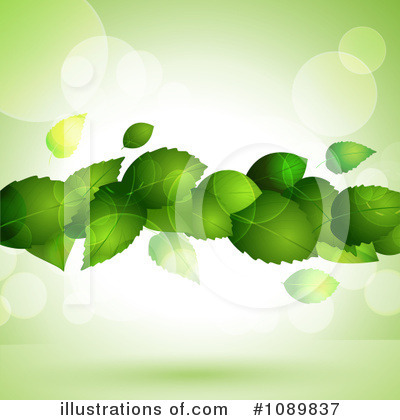 Royalty-Free (RF) Green Leaves Clipart Illustration by elaineitalia - Stock Sample #1089837