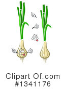 Green Onions Clipart #1341176 by Vector Tradition SM