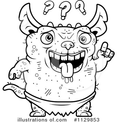 Royalty-Free (RF) Gremlin Clipart Illustration by Cory Thoman - Stock Sample #1129853