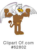 Griffin Character Clipart #62802 by Mascot Junction