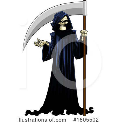 Grim Reaper Clipart #1805502 by Hit Toon